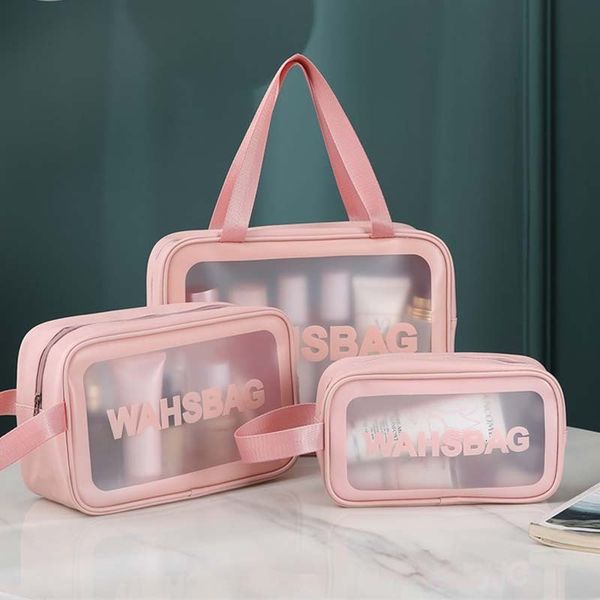 2021 pu transparent korean large capacity cosmetic storage travel portable waterproof washing bag
2021 pu transparent korean large capacity cosmetic storage travel portable waterproof washing bag