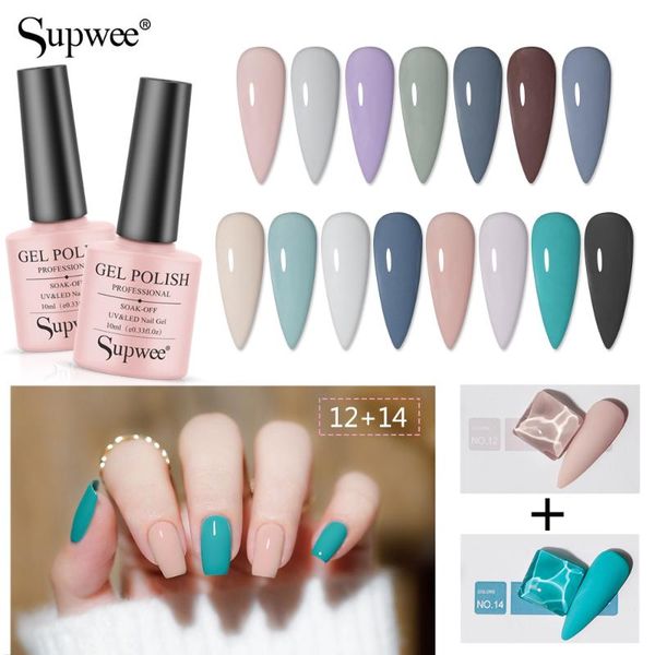 nail gel supwee 2pcs/set 10ml smoky gray series polish set soak off uv semi permanent varnish for art manicure, Red;pink
nail gel supwee 2pcs/set 10ml smoky gray series polish set soak off uv semi permanent varnish for art manicure, Red;pink