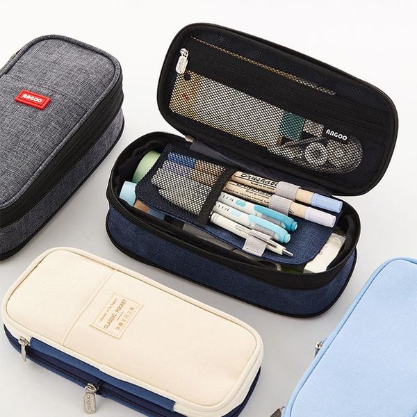 pencil bags creative classic pocket pen case fold canvas stationery storage bag organizer for cosmetic travel student school supplies
pencil bags creative classic pocket pen case fold canvas stationery storage bag organizer for cosmetic travel student school supplies