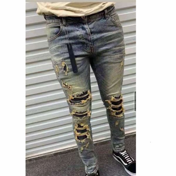 2021 men's wear korean fashion high street am micro elastic slim fit jeans men's trousers, Blue
2021 men's wear korean fashion high street am micro elastic slim fit jeans men's trousers, Blue