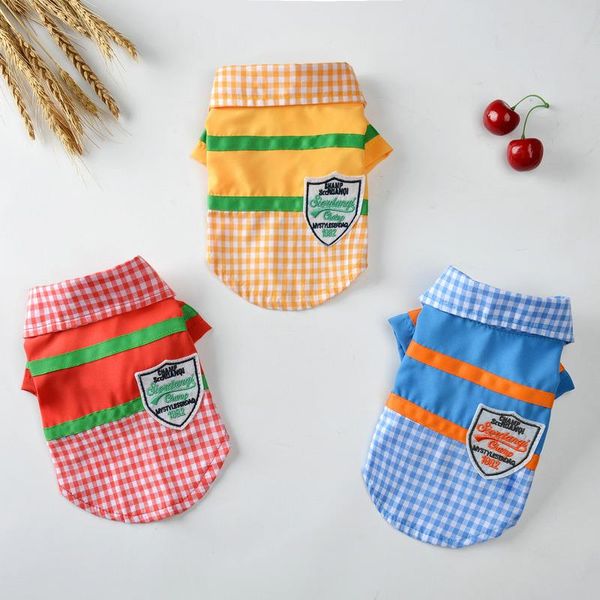 dog apparel shirt stitching lattice teddy thin section soft comfortable breathable two feet clothes fashion casual cute pet clothing
dog apparel shirt stitching lattice teddy thin section soft comfortable breathable two feet clothes fashion casual cute pet clothing