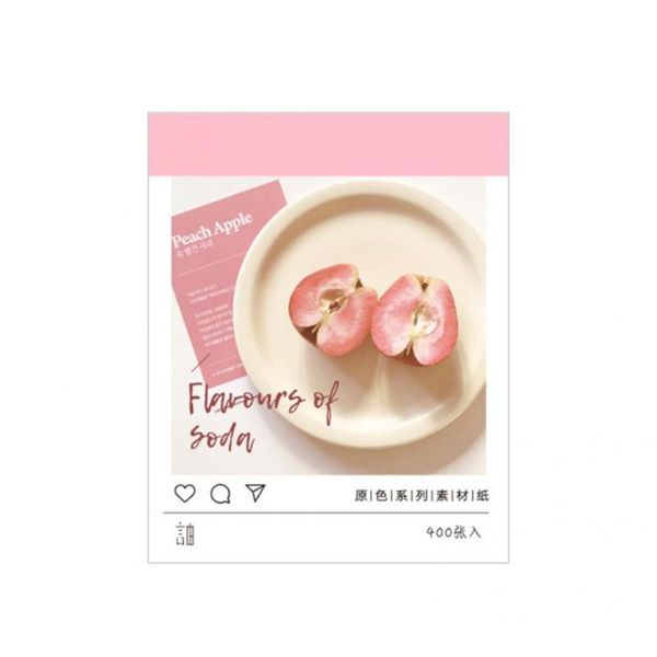 gift wrap side glue 400pcs/set beautiful craft background material paper nice-looking scrapbooking card easy to use for diary
gift wrap side glue 400pcs/set beautiful craft background material paper nice-looking scrapbooking card easy to use for diary