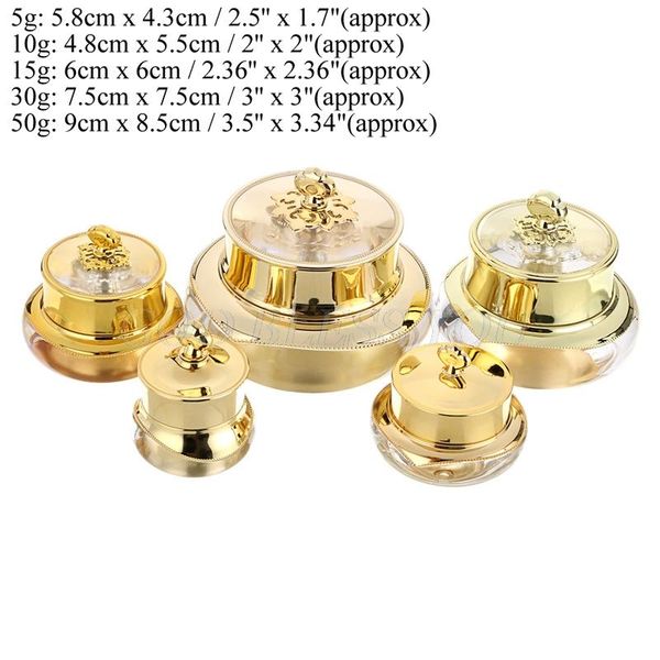 storage bottles & jars 5-50g crown empty makeup sample pot bottle nail cosmetic cream lotion container drop
storage bottles & jars 5-50g crown empty makeup sample pot bottle nail cosmetic cream lotion container drop