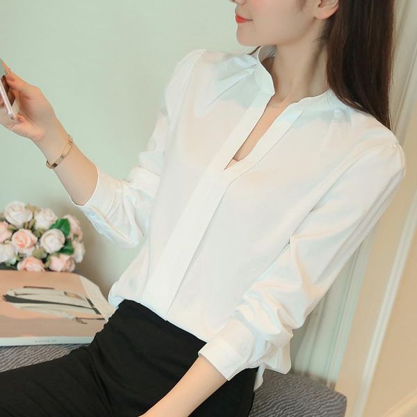 women's blouses & shirts my in 2021 white shirt v-neck long sleeved chiffon casual ladies blusas chemise vetemen femme
women's blouses & shirts my in 2021 white shirt v-neck long sleeved chiffon casual ladies blusas chemise vetemen femme