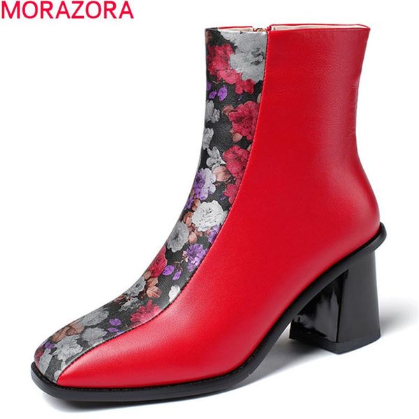 boots morazora 2021 genuine leather thick heels square toe mixed colors women autumn winter big size 33-43, Black
boots morazora 2021 genuine leather thick heels square toe mixed colors women autumn winter big size 33-43, Black