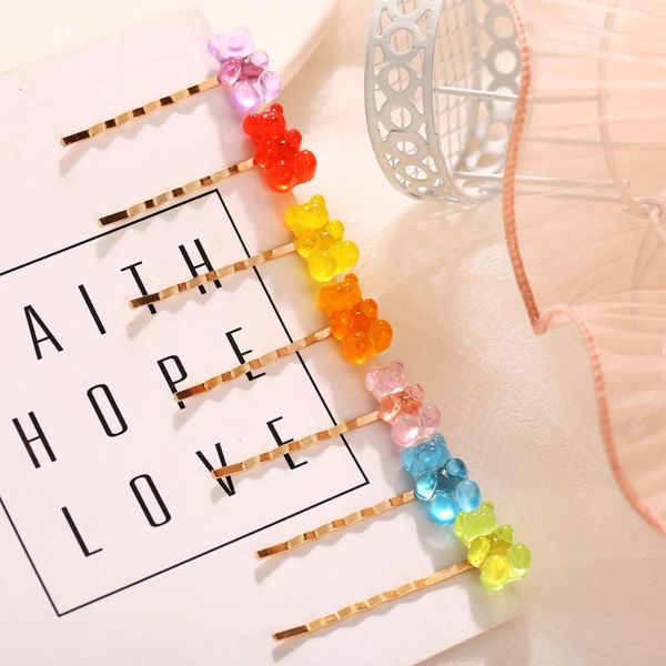 candy jelly bears hair clips barrettes colored bear hairpin women girls hairgrips pins band acccessories &, Golden;silver
candy jelly bears hair clips barrettes colored bear hairpin women girls hairgrips pins band acccessories &, Golden;silver