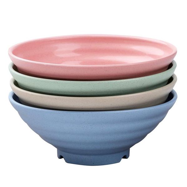 bowls 7 inch large lightweight wheat straw soup dinnerware for noodle rice salad, 4 pack
bowls 7 inch large lightweight wheat straw soup dinnerware for noodle rice salad, 4 pack