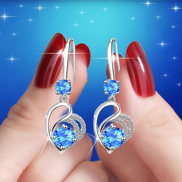 blue zircon love heart female luxury drop earrings for women dainty jewelry vintage silver color crystal stone wedding dangle & chandelier
blue zircon love heart female luxury drop earrings for women dainty jewelry vintage silver color crystal stone wedding dangle & chandelier