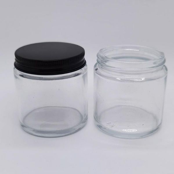 storage bottles & jars 50pcs arrival100g clear glass jar with black aluminum screw lid 100ml empty box container packaging
storage bottles & jars 50pcs arrival100g clear glass jar with black aluminum screw lid 100ml empty box container packaging
