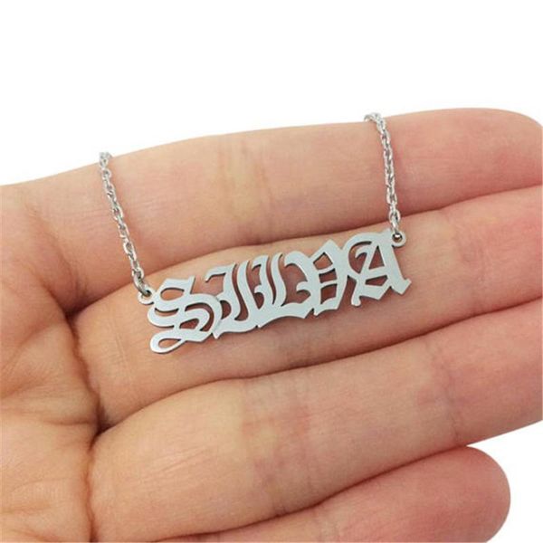 custom name necklace personalized jewelry men stainless steel choker handmade nameplate pendant necklaces women friend gift chains, Silver
custom name necklace personalized jewelry men stainless steel choker handmade nameplate pendant necklaces women friend gift chains, Silver