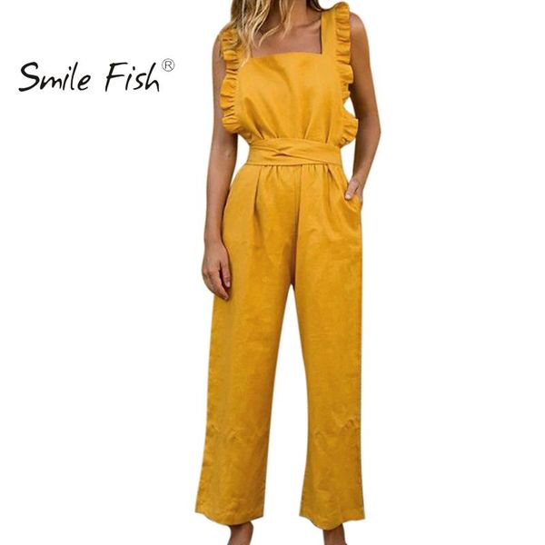 women's jumpsuits & rompers ruffles sleeveless summer playsuits long solid backless loose pocket beach boho overalls lace-up bandage gv, Black;white
women's jumpsuits & rompers ruffles sleeveless summer playsuits long solid backless loose pocket beach boho overalls lace-up bandage gv, Black;white