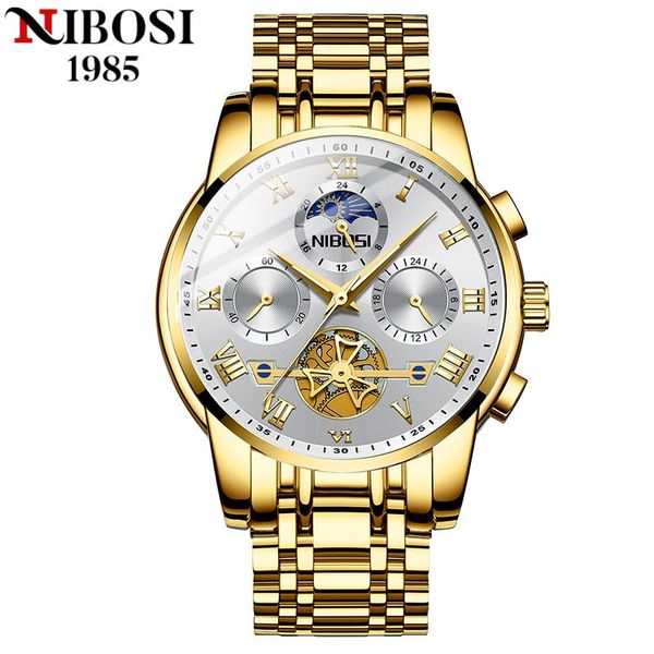 wristwatches nibosi 2021 men's watch 30m waterproof date clock sports watches men quartz casual wristwatch relogio masculino, Slivery;brown
wristwatches nibosi 2021 men's watch 30m waterproof date clock sports watches men quartz casual wristwatch relogio masculino, Slivery;brown