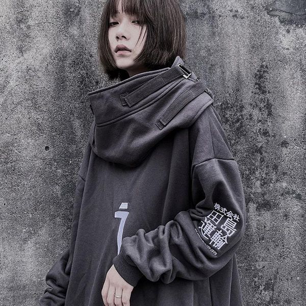 japanese harajuku hoodie women autumn high neck fish mouth pullover black gothic streetwear sweatshirts oversized long hooded women's h
japanese harajuku hoodie women autumn high neck fish mouth pullover black gothic streetwear sweatshirts oversized long hooded women's h