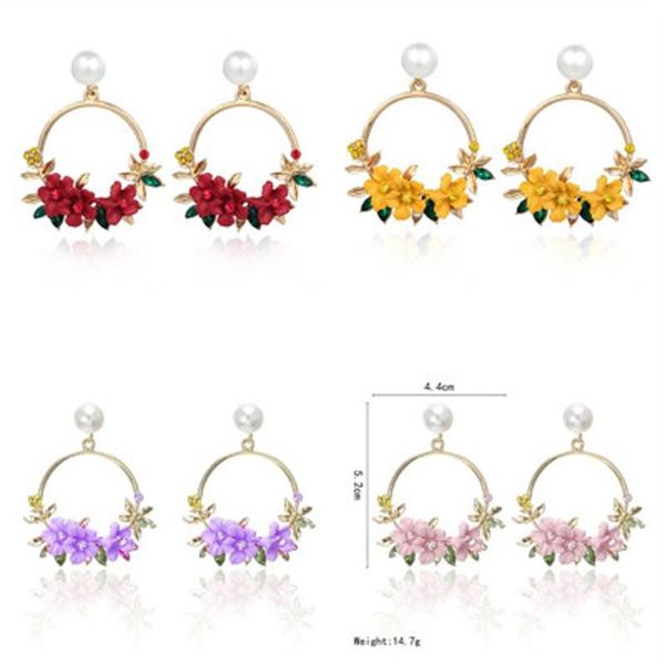 stud fashion web celebrity with a flower earrings sweet soft pottery pearl ornaments female style, Golden;silver
stud fashion web celebrity with a flower earrings sweet soft pottery pearl ornaments female style, Golden;silver