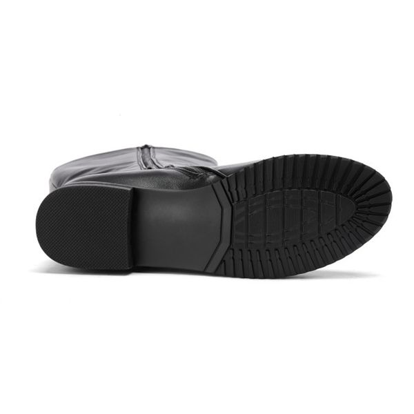 boots leather handmade fold pleated mid-calf black shoes for woman short plush inside low heels 1ji3
boots leather handmade fold pleated mid-calf black shoes for woman short plush inside low heels 1ji3