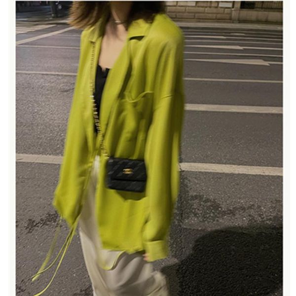 women's suits & blazers korean women long blazer sleeves thin fashion office lady elegant coat lace up loose chiffon all match, White;black
women's suits & blazers korean women long blazer sleeves thin fashion office lady elegant coat lace up loose chiffon all match, White;black