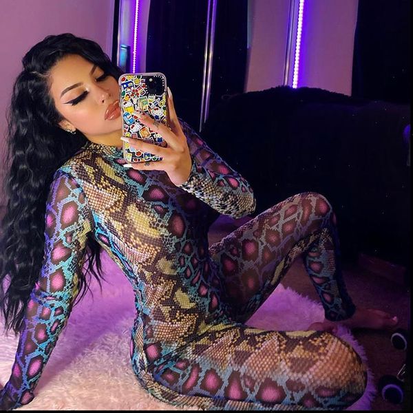 serpentine print o neck women jumpsuit long sleeve fall autumn backless bodycon club streetwear, Black;white
serpentine print o neck women jumpsuit long sleeve fall autumn backless bodycon club streetwear, Black;white