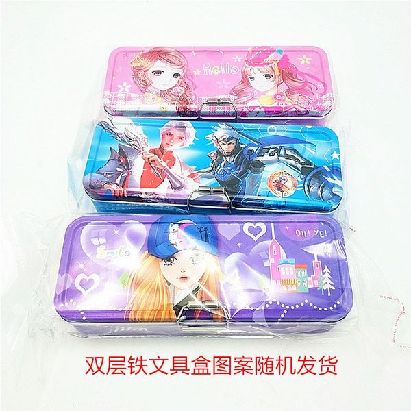 pencil iron case with three-layer buckle cartoon case for primary and secondary school students
pencil iron case with three-layer buckle cartoon case for primary and secondary school students