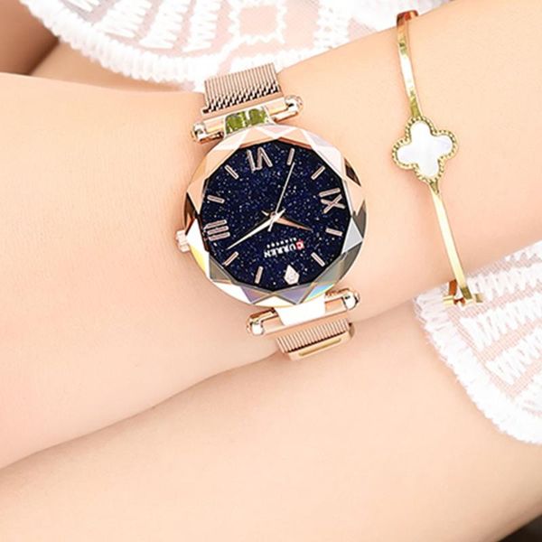 wristwatches curren luxury women watches mesh ladies clock magnet buckle starry diamond geometric surface casual dress quartz wristwatch, Slivery;brown
wristwatches curren luxury women watches mesh ladies clock magnet buckle starry diamond geometric surface casual dress quartz wristwatch, Slivery;brown
