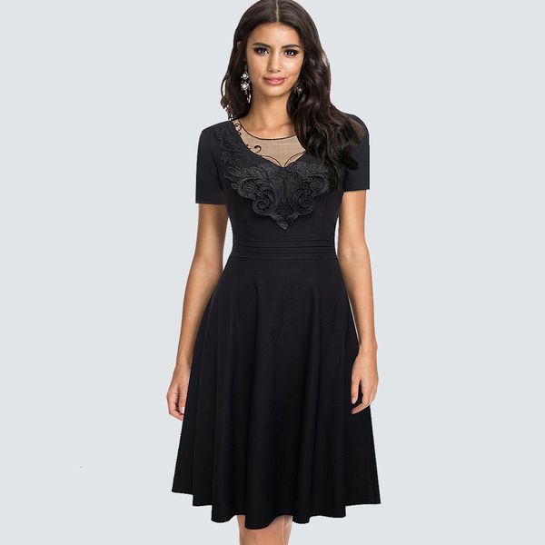 dresses women vintage brief black summer elegant mesh patchwork butterfly appliques swing party a-line ha084, Black;gray
dresses women vintage brief black summer elegant mesh patchwork butterfly appliques swing party a-line ha084, Black;gray