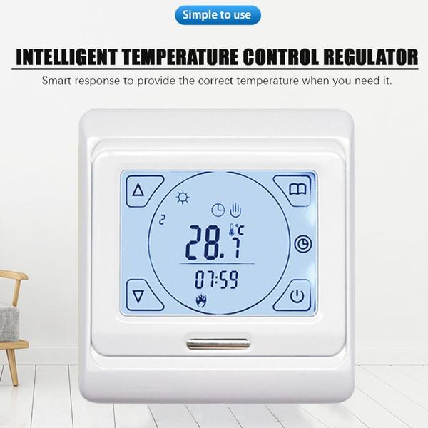 smart home control thermostat 220v/240v ac weekly programmable touch screen lcd digital display intelligent temperature regulator
smart home control thermostat 220v/240v ac weekly programmable touch screen lcd digital display intelligent temperature regulator