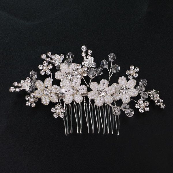 hair clips & barrettes exquisite bridal handmade pearl flower comb hand-painted leaves-crystal jeweled wedding dress accessory ea, Golden;silver
hair clips & barrettes exquisite bridal handmade pearl flower comb hand-painted leaves-crystal jeweled wedding dress accessory ea, Golden;silver