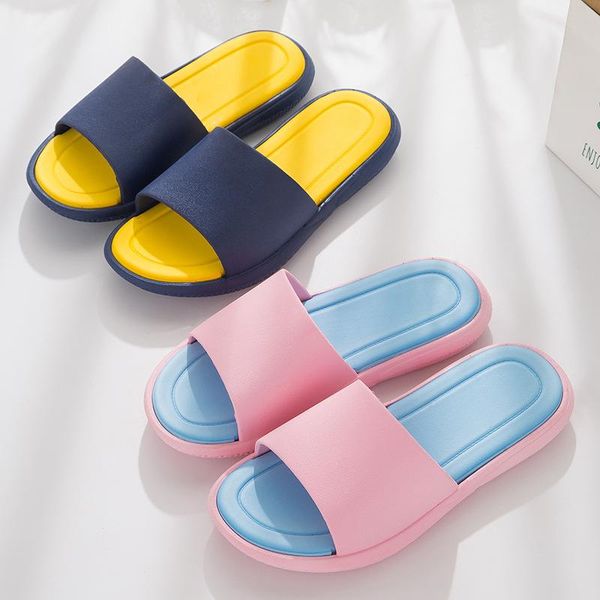 slippers women fashion candy color home women's sandals 2021 soft leisure men ladies indoor bathroom anti-slip summer shoes, Black
slippers women fashion candy color home women's sandals 2021 soft leisure men ladies indoor bathroom anti-slip summer shoes, Black