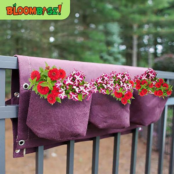 planters & pots 3 gallon 6-pocket hanging wall planting bag vertical plant container for balcony railings garden fence-double sided
planters & pots 3 gallon 6-pocket hanging wall planting bag vertical plant container for balcony railings garden fence-double sided