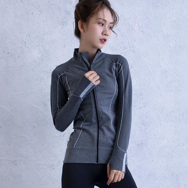 yoga outfits zipper sport fitness women quick dry shirt long sleeve running workout for coats, White;red
yoga outfits zipper sport fitness women quick dry shirt long sleeve running workout for coats, White;red