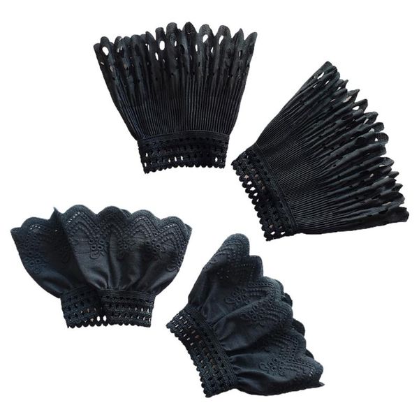 five fingers gloves lace hollow false sleeves pleated detachable cuffs sweater wrist warmers white horn cuff sunscreen decorated accessories, Blue;gray
five fingers gloves lace hollow false sleeves pleated detachable cuffs sweater wrist warmers white horn cuff sunscreen decorated accessories, Blue;gray