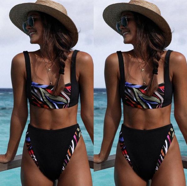 women's swimwear bikinis women swimsuit animal pattern printed bikini maillot de bain femme, White;black
women's swimwear bikinis women swimsuit animal pattern printed bikini maillot de bain femme, White;black