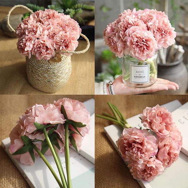 bouquet 5 heads peony flower artificial silk fake floral wedding bridal christmas 2021wedding home decoration decorative flowers & wreaths
bouquet 5 heads peony flower artificial silk fake floral wedding bridal christmas 2021wedding home decoration decorative flowers & wreaths