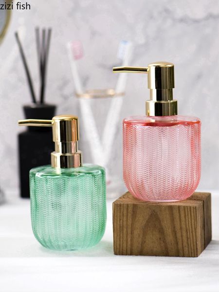 european-style modern crystal glass lotion bottle soap dispenser household sub-bottling bathroom shower gel when pressing liquid
european-style modern crystal glass lotion bottle soap dispenser household sub-bottling bathroom shower gel when pressing liquid