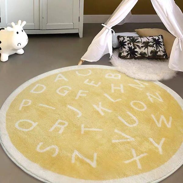 carpets letter pattern round carpet children's cartoon bedroom bedside rug living room sofa coffee table baby non-slip crawling mat
carpets letter pattern round carpet children's cartoon bedroom bedside rug living room sofa coffee table baby non-slip crawling mat