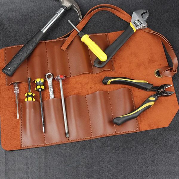 roll-up tool bag, multi-purpose leather roll pouch organizer carrier bag for storaging wrenches, pliers, screwdrivers car
roll-up tool bag, multi-purpose leather roll pouch organizer carrier bag for storaging wrenches, pliers, screwdrivers car