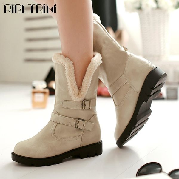 boots winter warm short plush wees shoes laides round toe buckle ankle women casual brand boots, Black
boots winter warm short plush wees shoes laides round toe buckle ankle women casual brand boots, Black