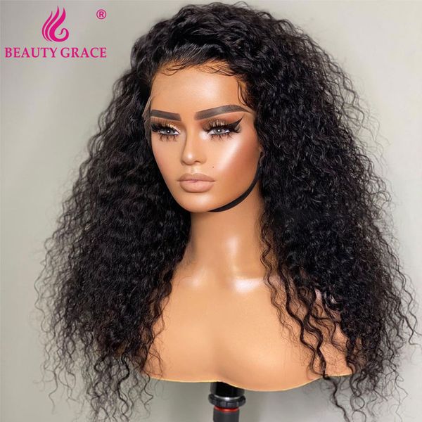 glueless 30 inch deep curly lace wig afro kinky curly human hair wig wet and wavy lace wigs for women closure wig, Black
glueless 30 inch deep curly lace wig afro kinky curly human hair wig wet and wavy lace wigs for women closure wig, Black