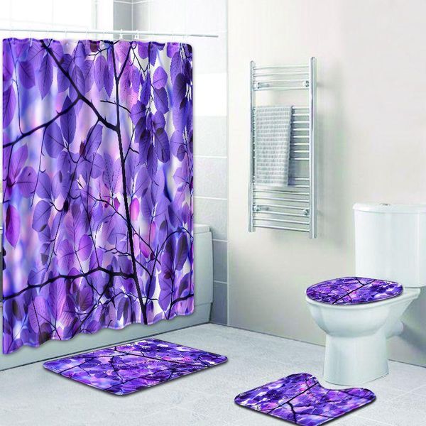 shower curtain bathroom mat combination four-piece set toilet carpet room foot bath mats balcony rug
shower curtain bathroom mat combination four-piece set toilet carpet room foot bath mats balcony rug