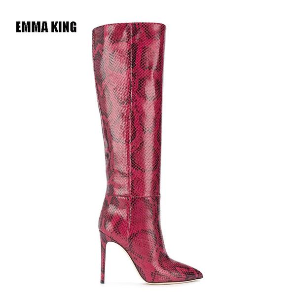 boots women winter pointed toe long gladiator pu leather thigh high heel snakeskin lady over the knee, Black
boots women winter pointed toe long gladiator pu leather thigh high heel snakeskin lady over the knee, Black