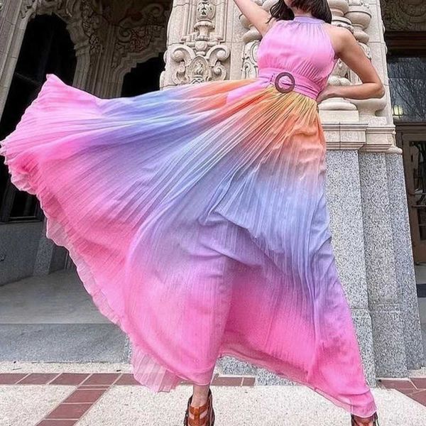 fabpop elegant chiffon dress women stand collar sleeveless high waist ruched halter female summer fashion gb419 210709, Black;gray
fabpop elegant chiffon dress women stand collar sleeveless high waist ruched halter female summer fashion gb419 210709, Black;gray