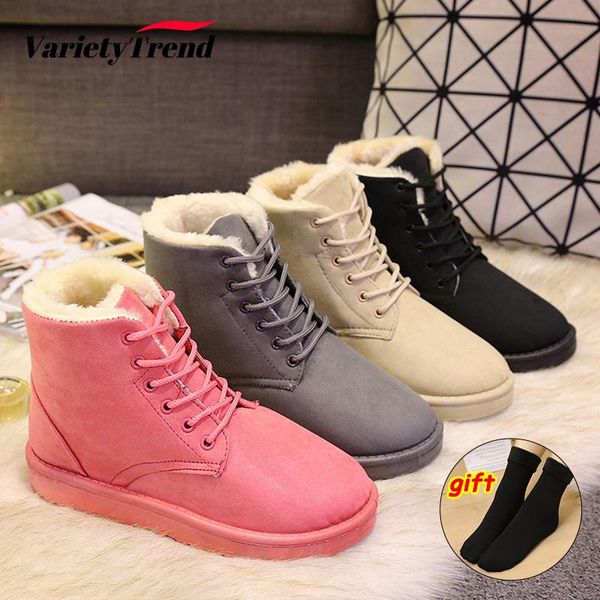 boots women shoes winter plus velvet snow warm cotton solid color short botas de mujer, Black
boots women shoes winter plus velvet snow warm cotton solid color short botas de mujer, Black