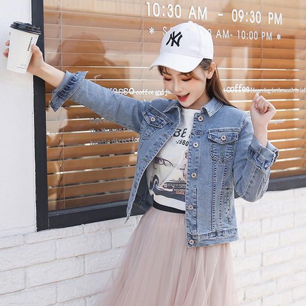 women's jackets short long-sleeved thin harajuku jacket all-match trendy bf wind spring and autumn slim denim, Black;brown
women's jackets short long-sleeved thin harajuku jacket all-match trendy bf wind spring and autumn slim denim, Black;brown
