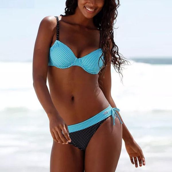 brazilian bikinis mid waist swimwear split plaid printed push up two piece set v-neck sling bather bathing suit women's, White;black
brazilian bikinis mid waist swimwear split plaid printed push up two piece set v-neck sling bather bathing suit women's, White;black