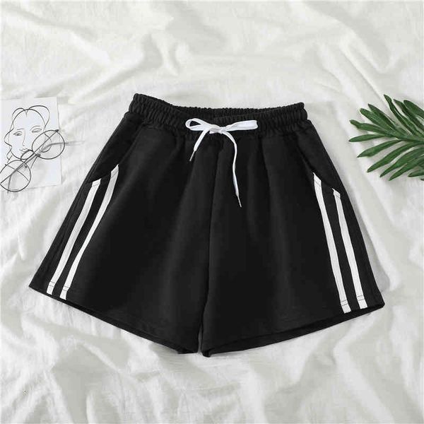 women's shorts korea ulzzang casual fashion plus size loose college vintage shorts striped punk harajuku female summer ins sweet i, White;black
women's shorts korea ulzzang casual fashion plus size loose college vintage shorts striped punk harajuku female summer ins sweet i, White;black