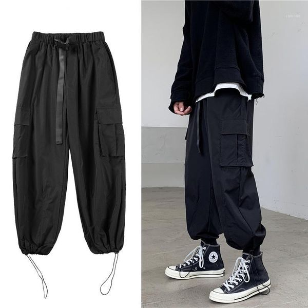 s-3xl plus size lace up harajuku jogging pants men 2021 fashion ribbon casual cargo streetwear loose joggers track men's, Black
s-3xl plus size lace up harajuku jogging pants men 2021 fashion ribbon casual cargo streetwear loose joggers track men's, Black