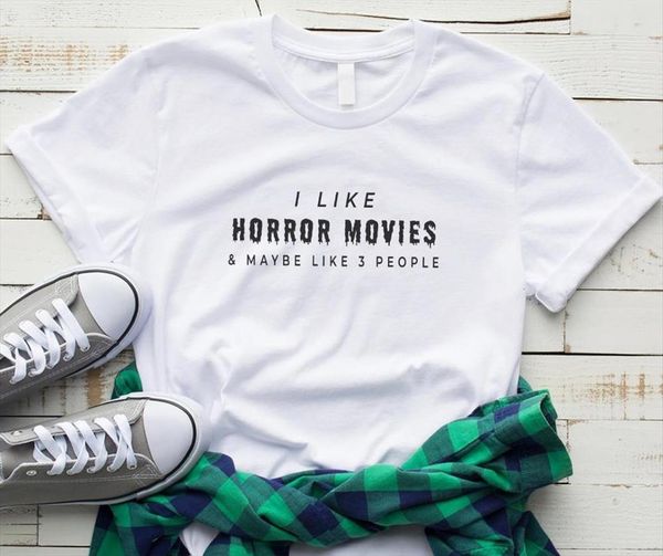 i like horror movies womens t shirt 3 people cotton casual funny for lady yong girl tee drop ship, White
i like horror movies womens t shirt 3 people cotton casual funny for lady yong girl tee drop ship, White