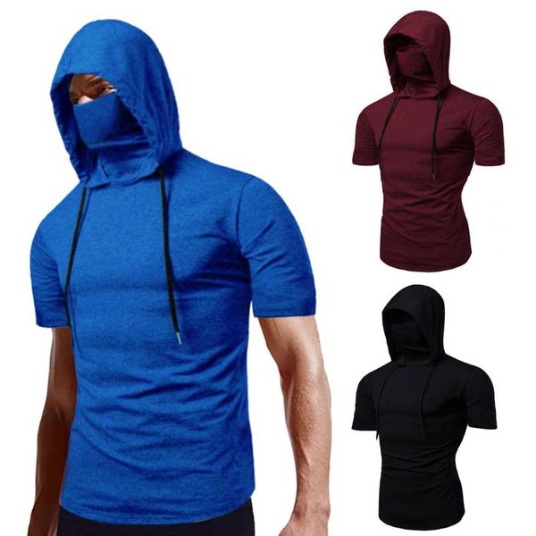 men's t-shirts summer men t-shirt fashion pure color splice casual lapel hooded short sleeve strap shirt males plus-size blouses, White;black
men's t-shirts summer men t-shirt fashion pure color splice casual lapel hooded short sleeve strap shirt males plus-size blouses, White;black