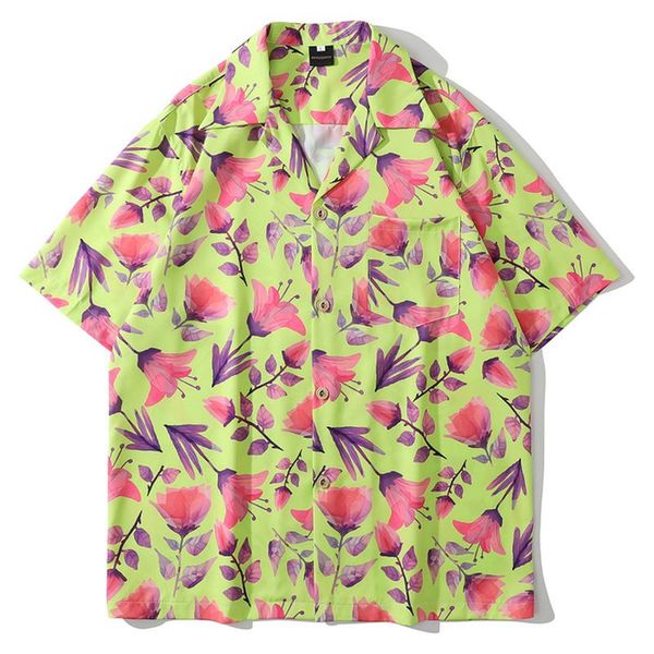 mens harajuku floral printed shirt blouse oversize short sleeve 2021 summer hawaii holiday beach loose clothes shirts men's casual, White;black
mens harajuku floral printed shirt blouse oversize short sleeve 2021 summer hawaii holiday beach loose clothes shirts men's casual, White;black