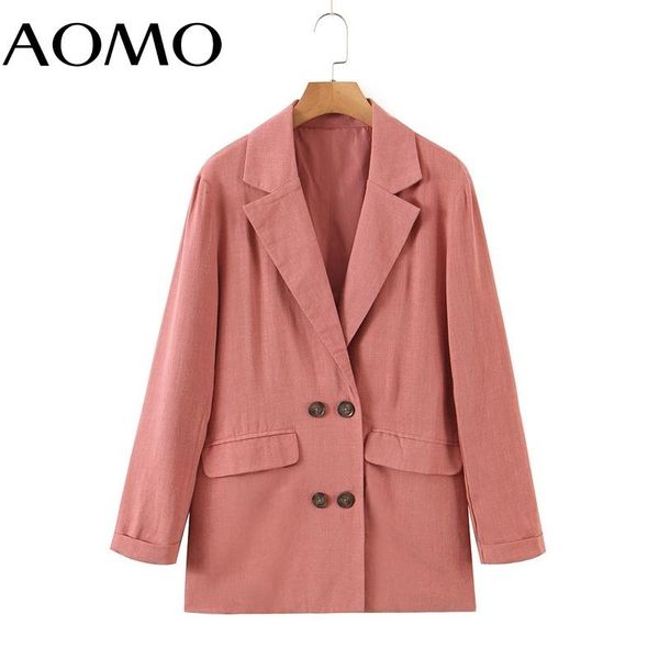 women's suits & blazers aomo women cotton linen pink blazer coat vintage notched collar pocket 2021 fashion female casual chic 8h99a, White;black
women's suits & blazers aomo women cotton linen pink blazer coat vintage notched collar pocket 2021 fashion female casual chic 8h99a, White;black