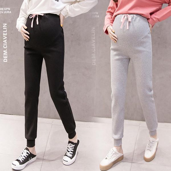 spring knitted cotton maternity casual pants adjustable elastic waist belly clothes for pregnant women pregnancy bottoms, White
spring knitted cotton maternity casual pants adjustable elastic waist belly clothes for pregnant women pregnancy bottoms, White